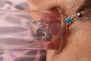 Blanche Bradburry Using A Pussy Pump On Her Pussy!