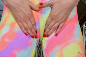 Chloe Cherry Drops Her Shorts And Spreads Her Pussy Lips Open!