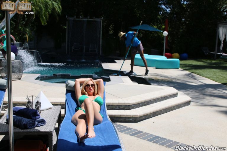 Savannah Bond - Savannah Bond Takes On The Pool Guys BBC! - photo 1 of 1