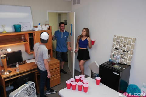 Emma Starletto - Emma Starletto Beer Pong Group Sex Pictures! - photo 1 of 1