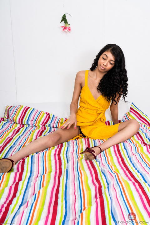 Jada Doll - Jada Doll Drops Her Yellow Dress And Little Panties! - photo 1 of 1